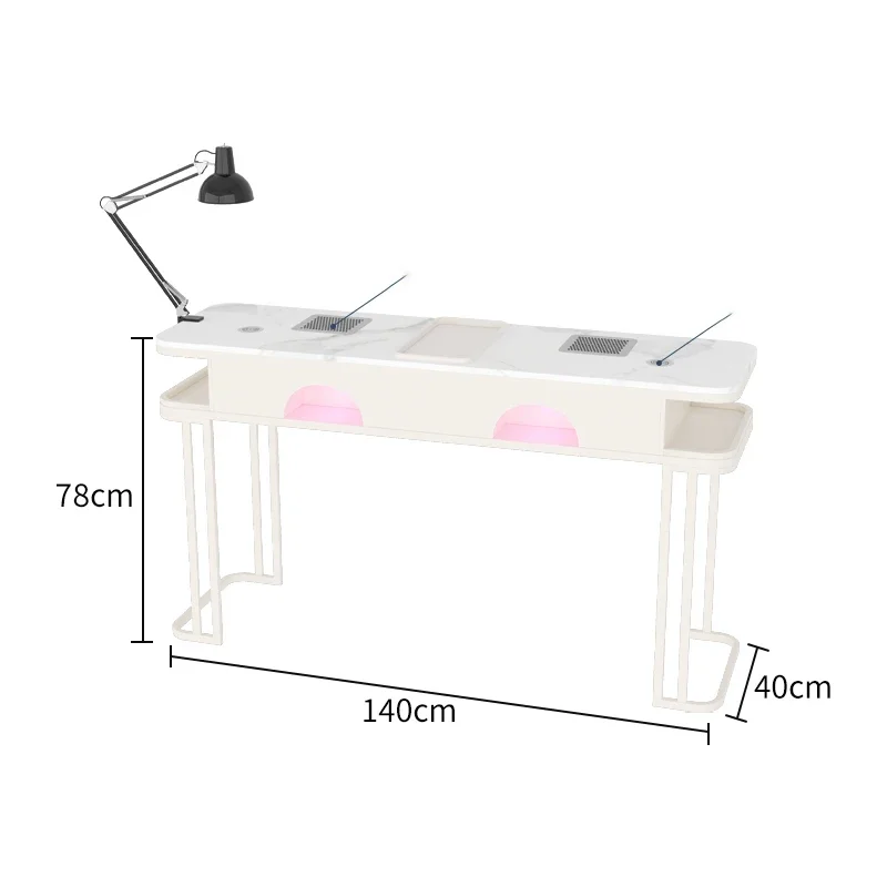 Marble Tables Nail Manicure Table Gel Nails Makeup Organizer Chair Salon Furniture Desk Beauty Tech Manicure Tafel Rest Knife