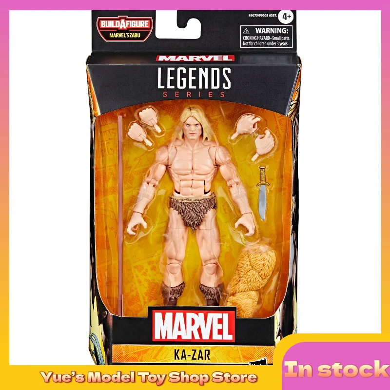 【in-stock】hasbro-marvel-marvel-legends-jungle-warrior-ka-zar-avengers-action-figure-animation-model-toy-collection-gift