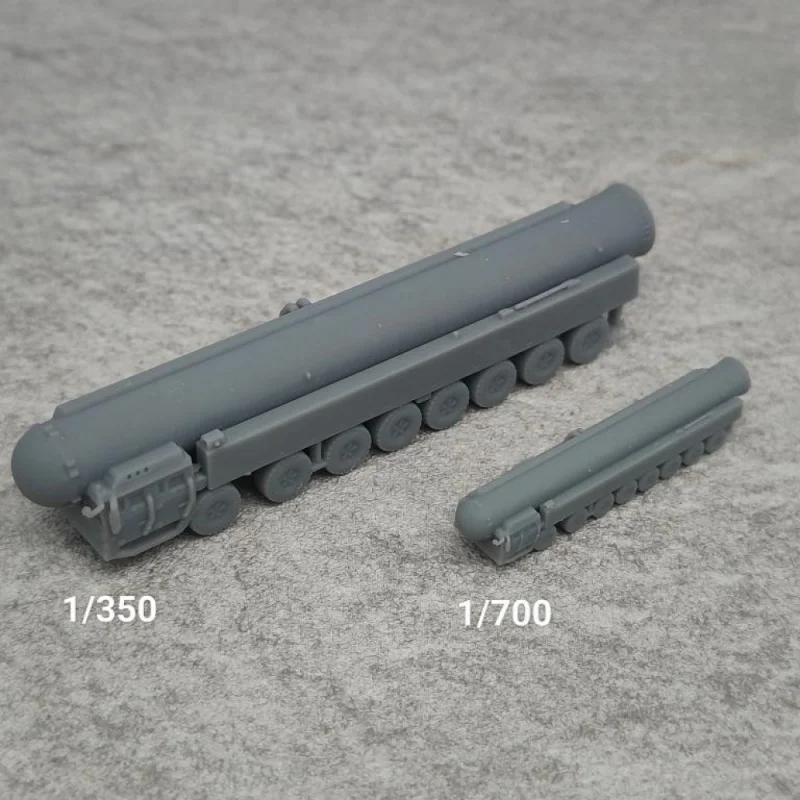 

5PCS DF-41 Intercontinental Missile Resin Model 1/350 Or 1/700 Tank Combat Vehicle Miniature Model TK232