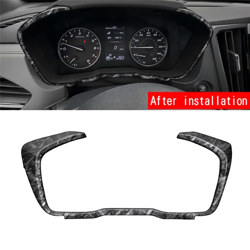 NEW-Car LCD Instrument Screen Trim Frame Instrument Panel Frame For Subaru Forester 2025 Forged Pattern - Image 2