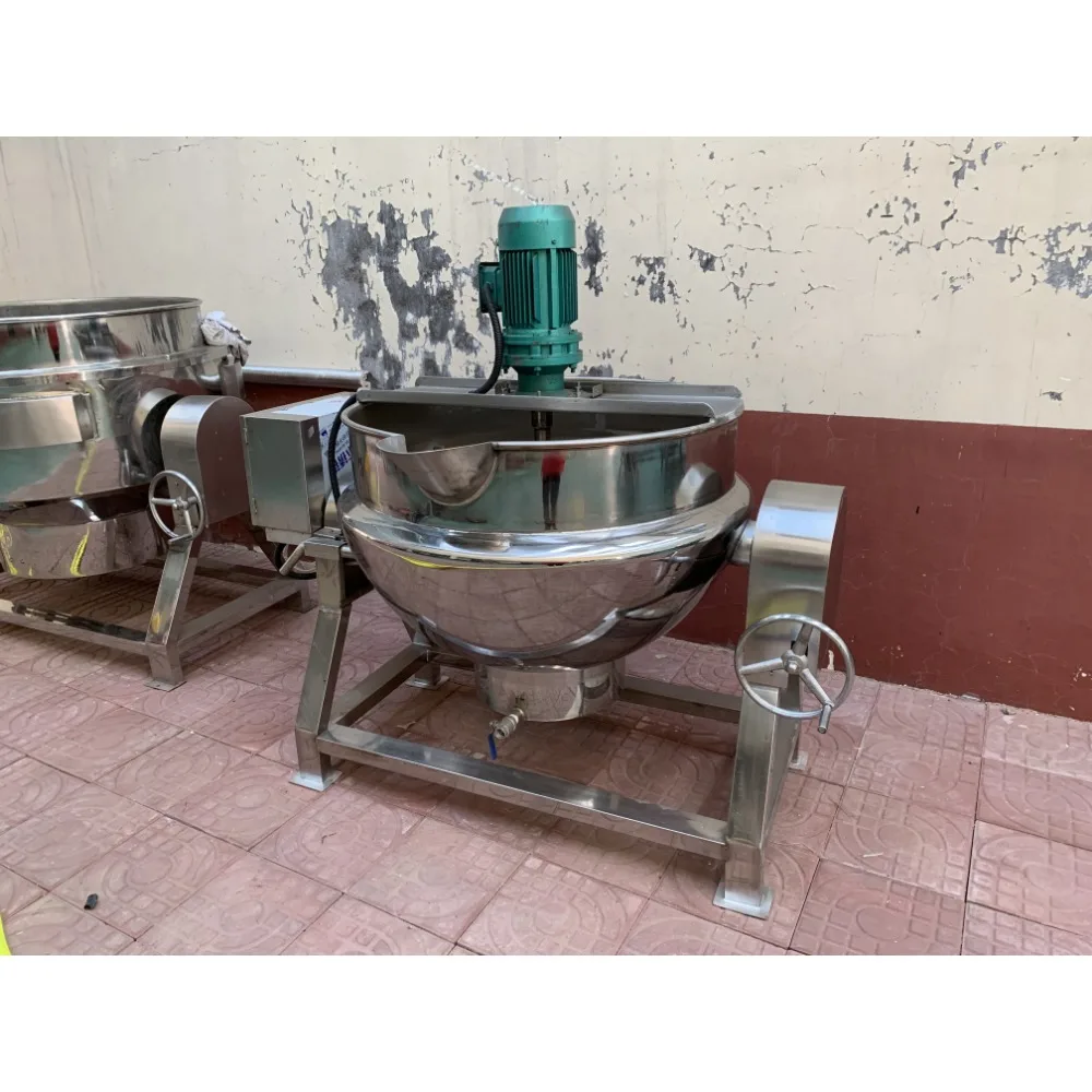 Industrial 304 Stainless Steel Sauce Making Machine Automatic Food Cooking Mixer with Motor Core Component
