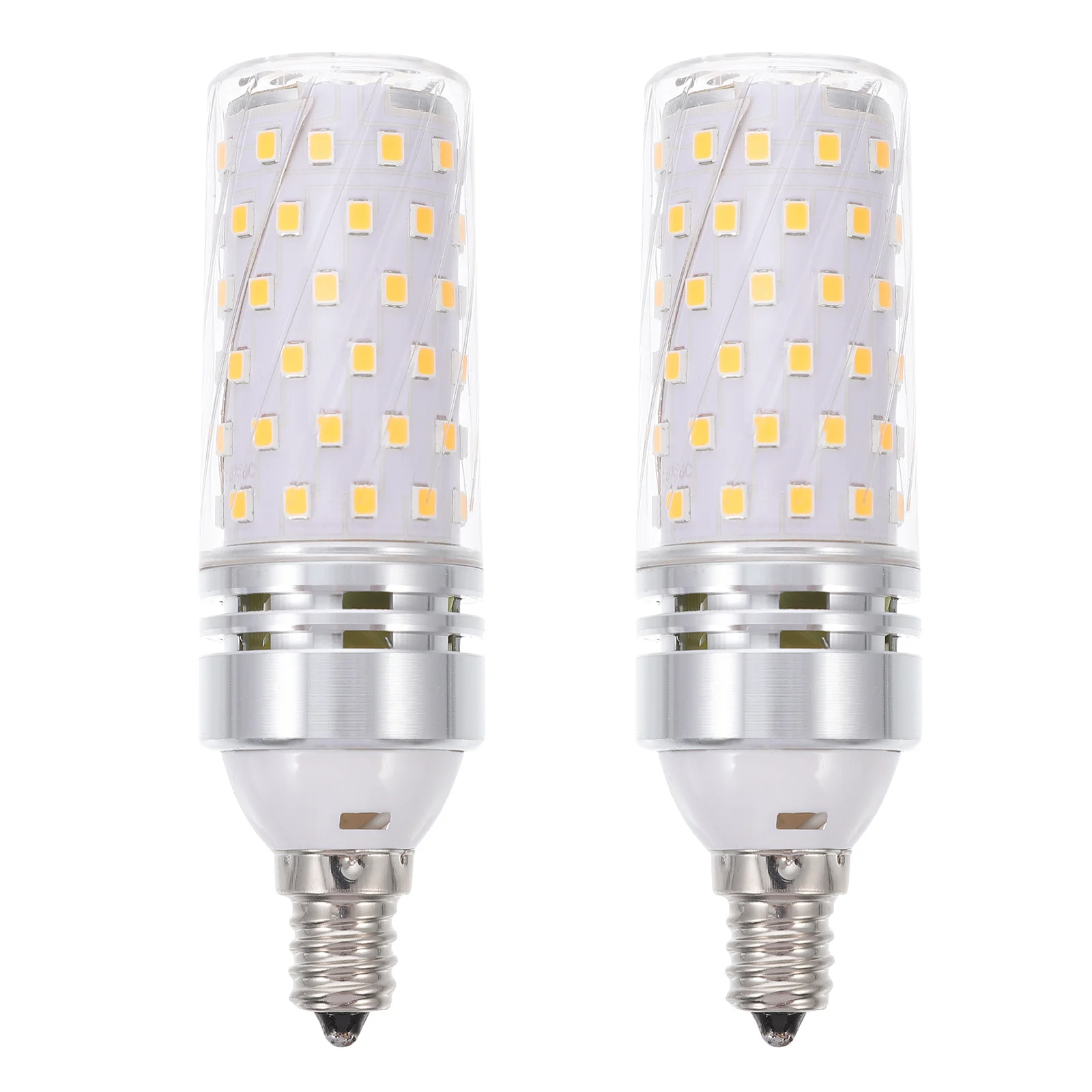 2Pcs Home LED Light Bulb E12 2- Efficient Safe Lighting Bulb for Living Room Bedroom Fixture Installation