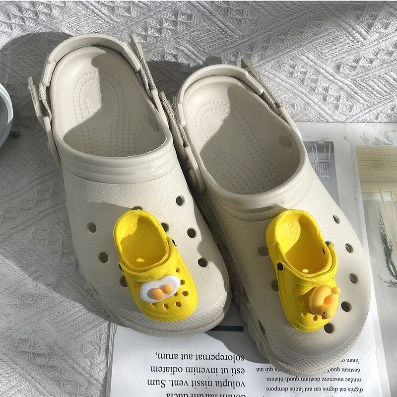 Cute 3D Simulation Slippers Shoe Decorations Mini Charm Shoes DIY Shoe Buckles Boy Girls' Party Gifts
