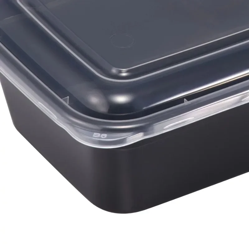 Mainfishing-Black Meal Prep Food Storage Containers, 10 pcs