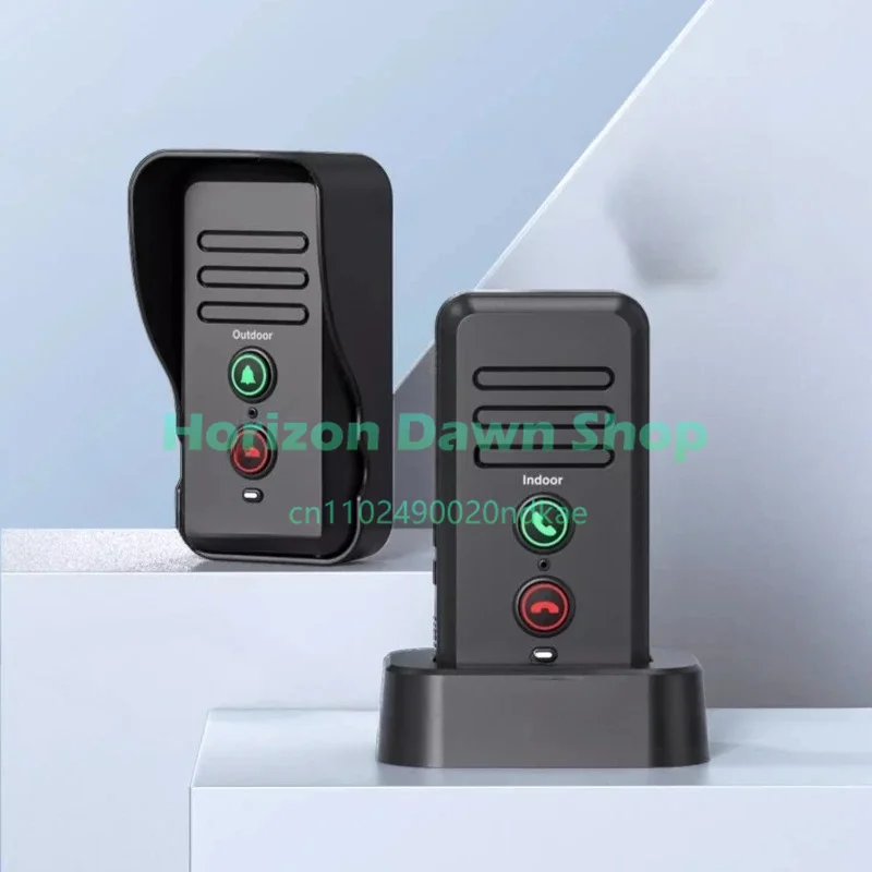 T1810 Two-way Voice Intercom Doorbell Wireless Doorbell 1st-10th Floor Two-way Intercom Long Standby Wireless Distance 1500M
