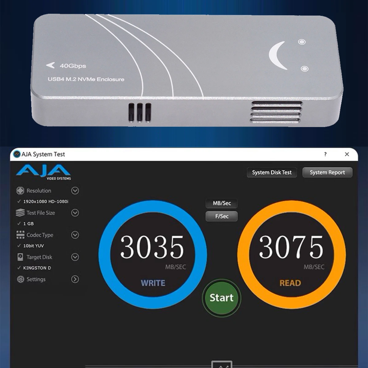 Chenyang USB4 40Gbps to PCI-E 4.0 X4 SSD NVME NGFF M-Key Enclosure USB-C 20Gbps ASM2464 Chipset