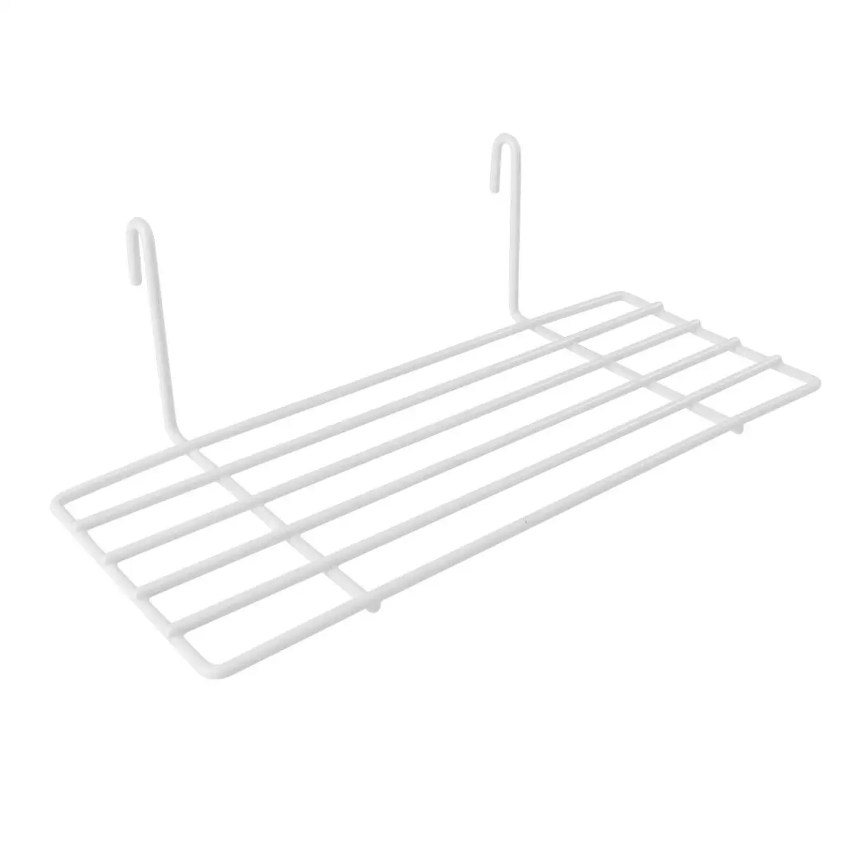 

Iron Wall Shelf for Bird Cage Perch Durable Grid Shelves White Cockatiel Accessories Sturdy Construction Super Load Bearing Easy
