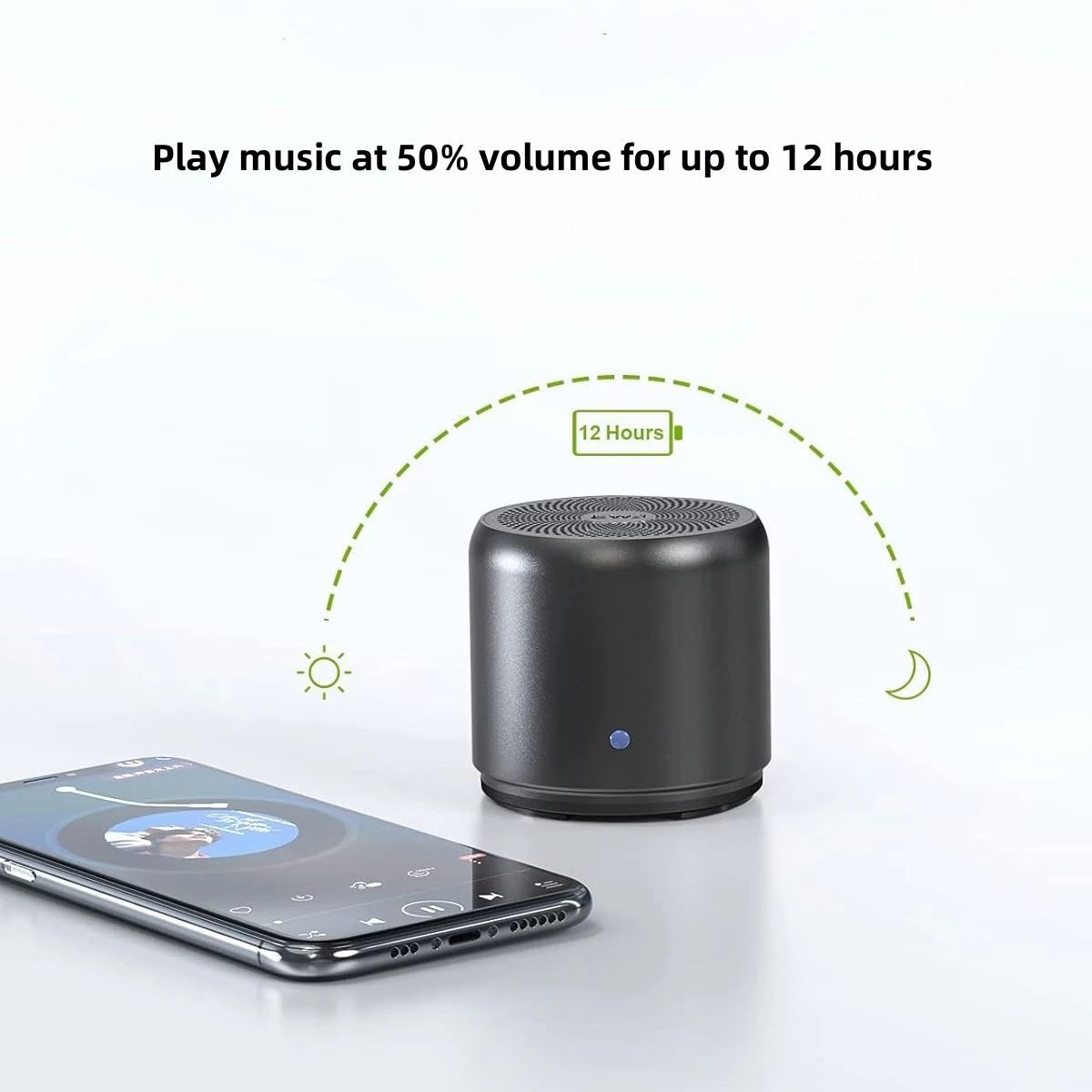 EWA A106 MAX IPX7 مكبر صوت محمول TWS مقاوم للماء مع مضخم صوت مترابط HiFi صوت للهاتف المحمول والسفر المنزلي في الهواء الطلق