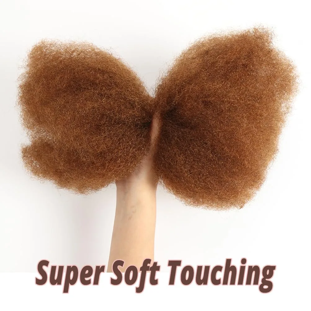 Amerikaanse voorraad Peruaans kinky krullend menselijk haar voor vlechten Bulk Remy-bundels Geen verlies Afro Kinky Mini Twist-haar 100% echt haar