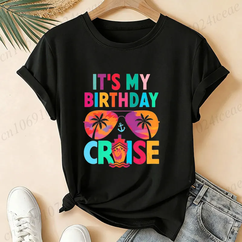 Birthday Cruise Squad T-Shirts It's My Birthday Cruise Squad Shirts Travel Party Graphic Family Matching Vacation Tshirt Gifts