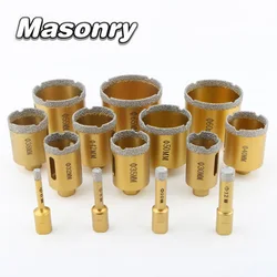 Marble Tile Hole Saw M10 Thread Brazed Diamond Drilling Core Bit Ceramic Hole Saw Granite Marble Porcelain Brick Drill Bit Tools