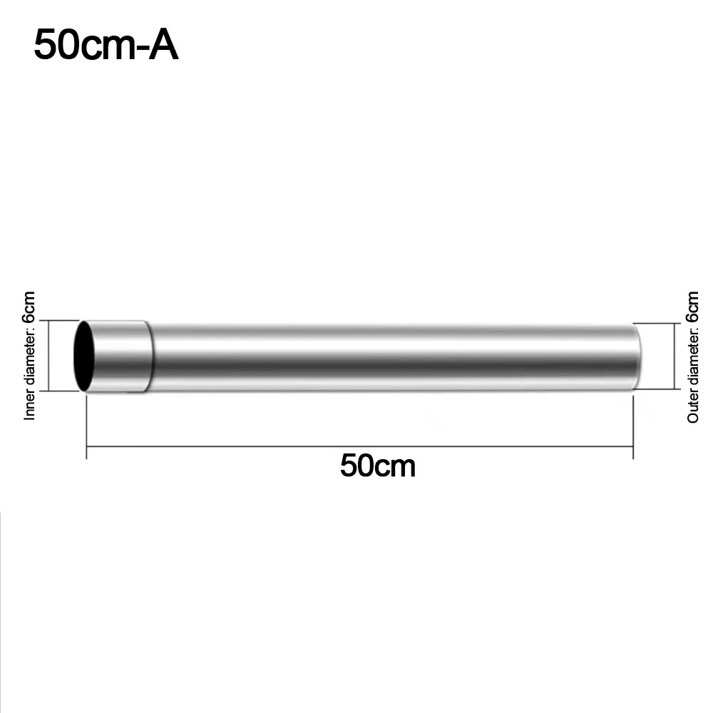 

Camping Stove Accessories Stainless Steel Flue Extension Tube Diameter 6CM Round Chimney Pipes Chimney Spark Arrestor Tents
