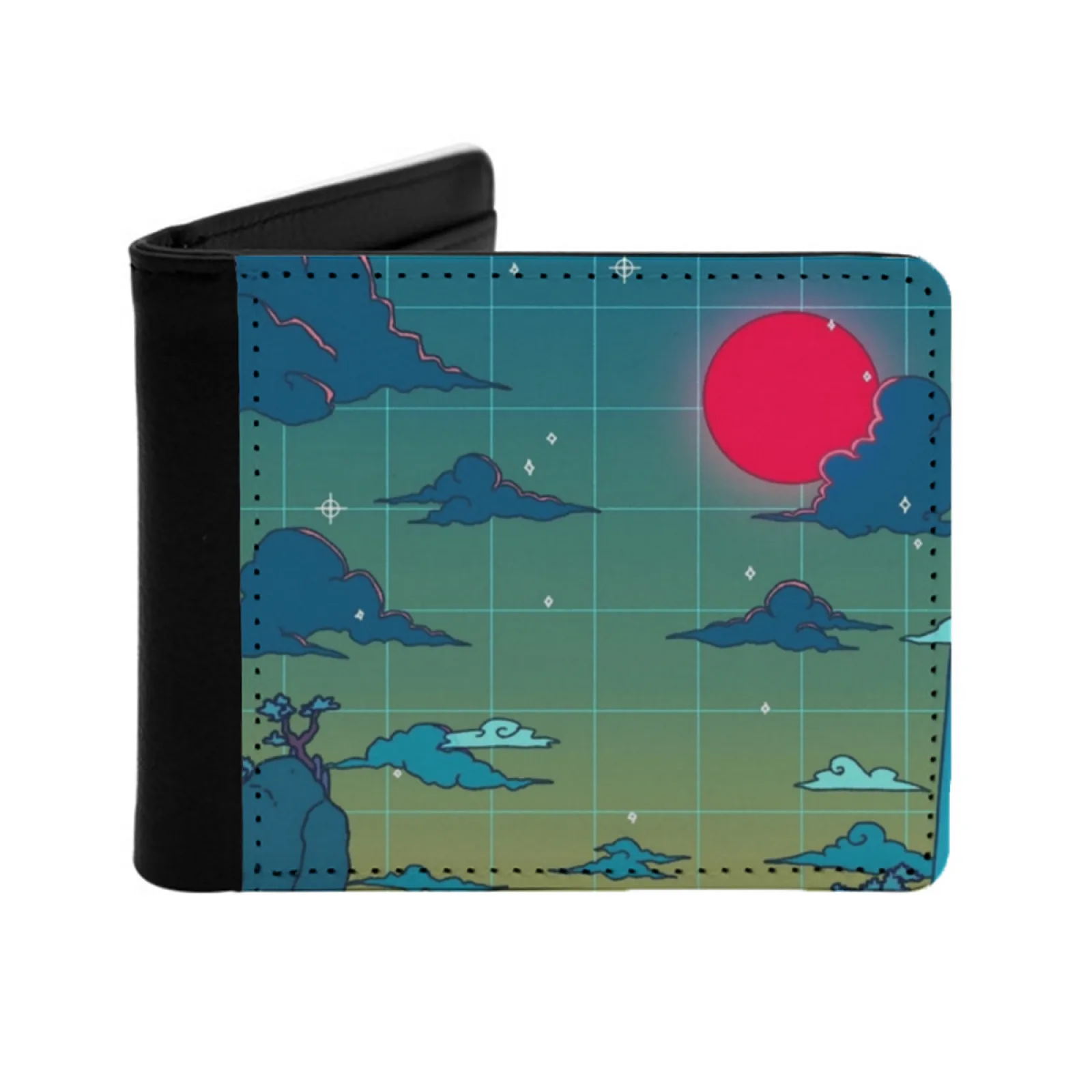 

Новый кошелек с принтом Thousand Sunny, короткие мужские кошельки, кошельки с держателем для кредитных карт, Sunny Luffy Gear 5, доставка Mugiwara, персонализированный принт