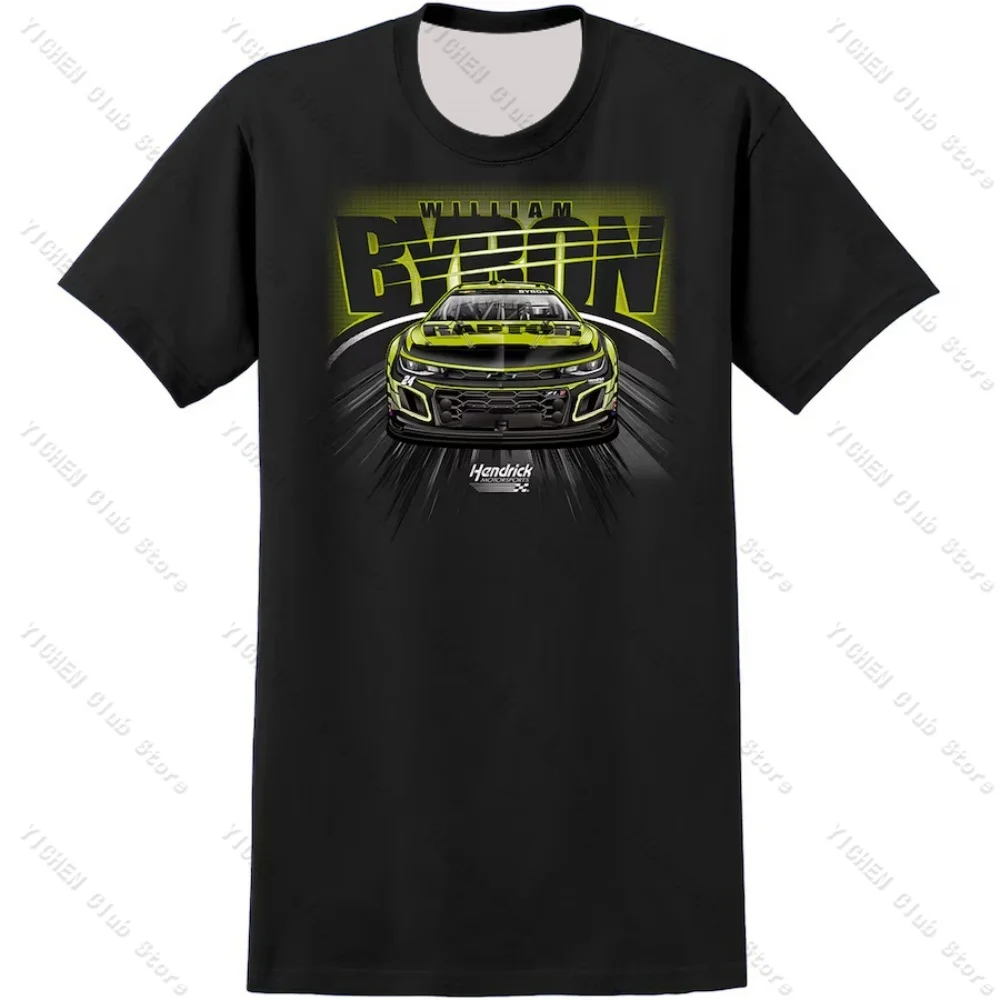 Motorcycle William Byron Hendrick Motorsports Team Men's T-Shirt Street Loose Casual Versatile Men's And Women's T-Shirt