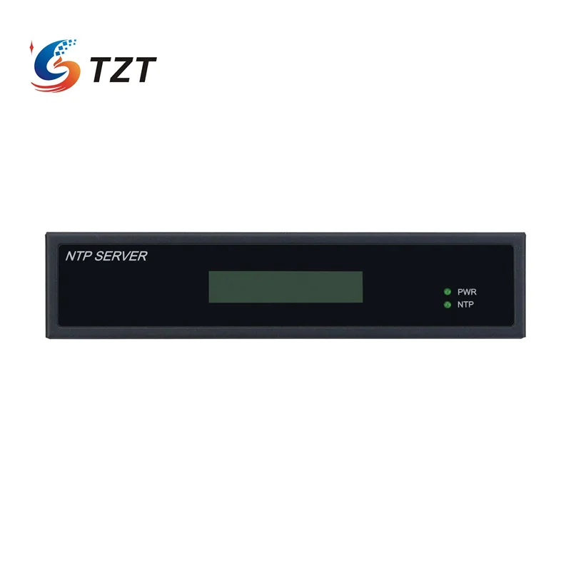 TZT TF-NTP-LITE Network Time Server with Screen GPS GLONASS QZSS Beidou Support Dual Network Ports +10m/30m Antenna