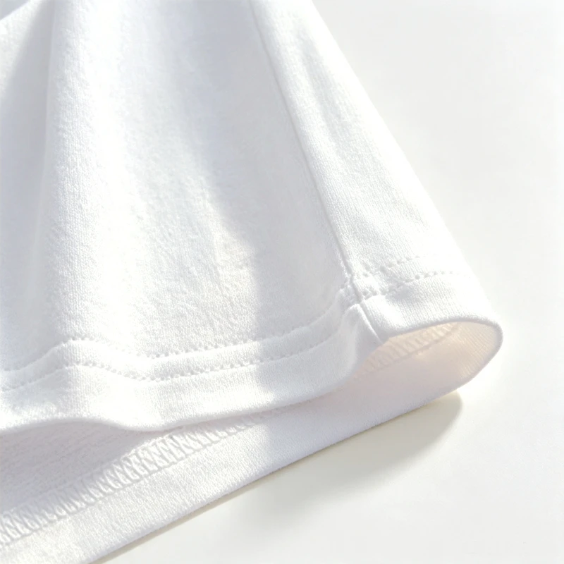 Damen-T-Shirt mit kurzen Ärmeln, schmal geschnitten, schlichtes Basic-Modell, quadratischer Kragen, Unterhemd, weiches, dehnbares Strickmaterial, ideal als Basisschicht, für den täglichen, lässigen Gebrauch. – Detail 14