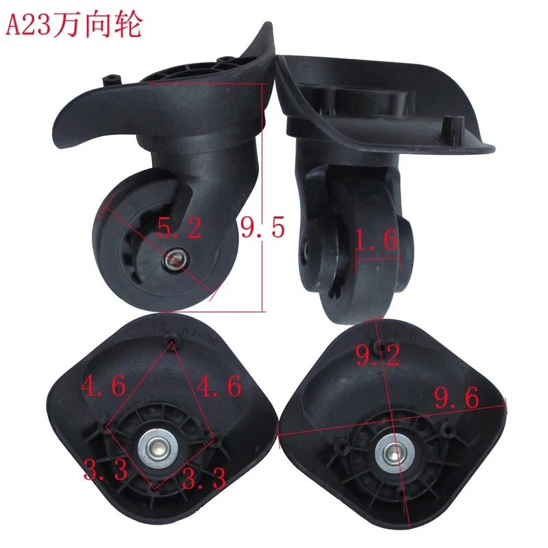 A08 A23 A35 A37 A52 A65 A84 A90 Trolley Bag Accessories Trolley Case Luggage Wheel Repair Universal Suitcase Wheels Replacement
