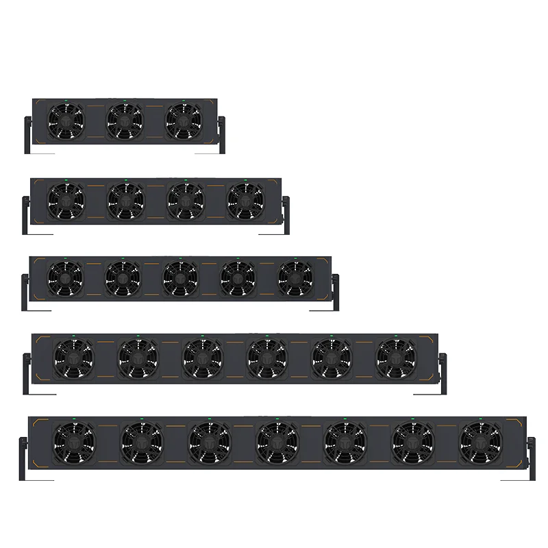 Statische Eliminator Ionisatieluchtblazer DF467 Slimme HF-deeltjesblaassystemen Driekoppige ionisator