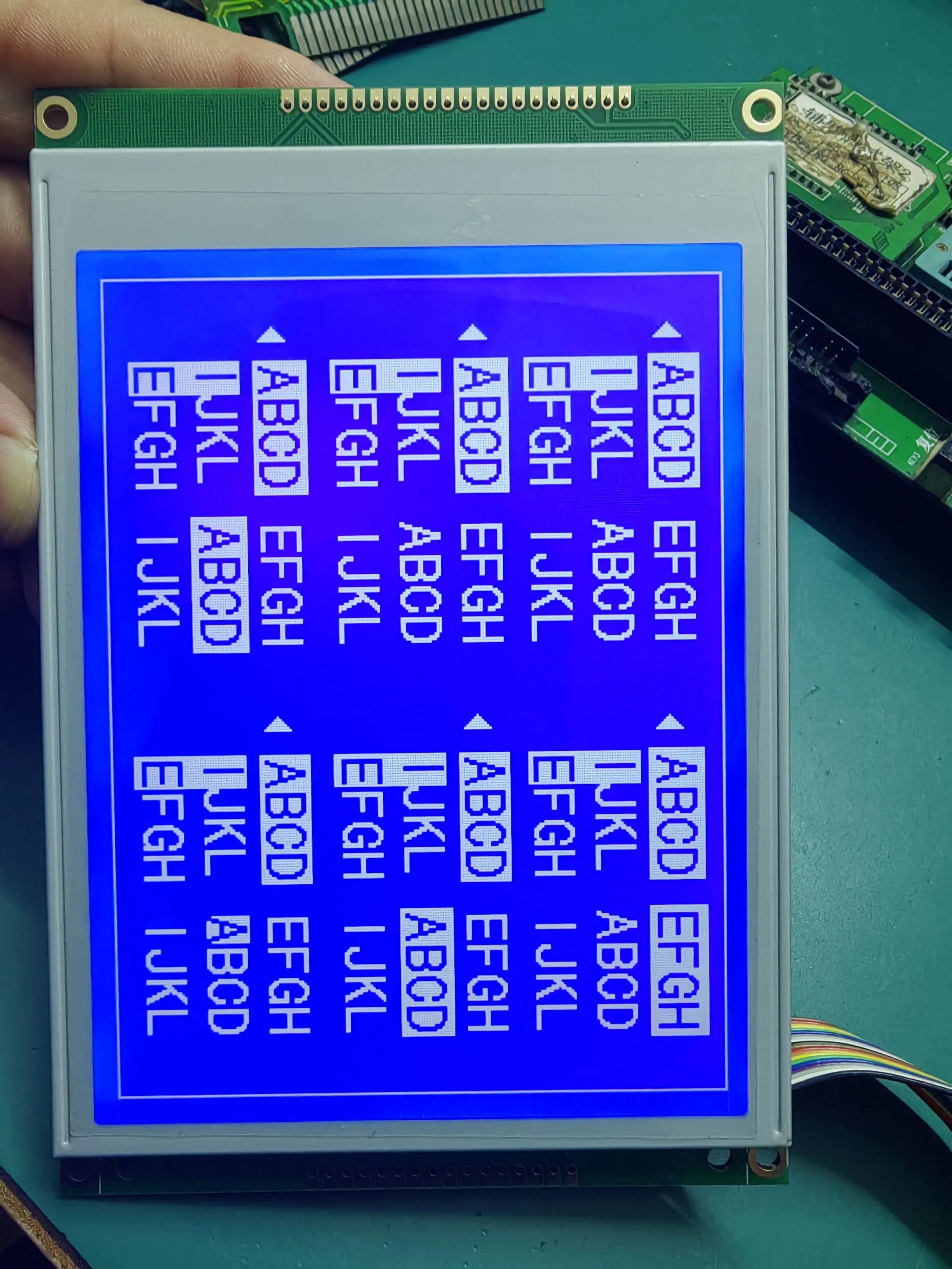 

EI6000G LCD screen fire host screen display