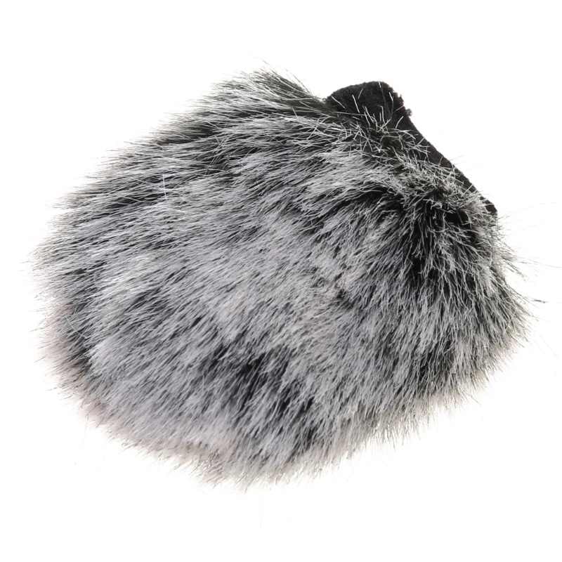 Kaca Depan Penutup Angin Berbulu Buatan Lembut untuk Mikrofon ZV1 VLOG Penutup Tahan Angin Meningkatkan Pengalaman Perekaman