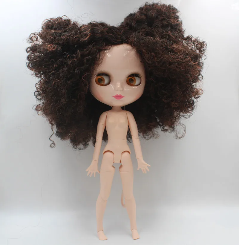 

Free Shipping big discount RBL-25022J DIY Nude Blyth doll birthday gift for girl 4color big eye with beautiful Hair cute toy