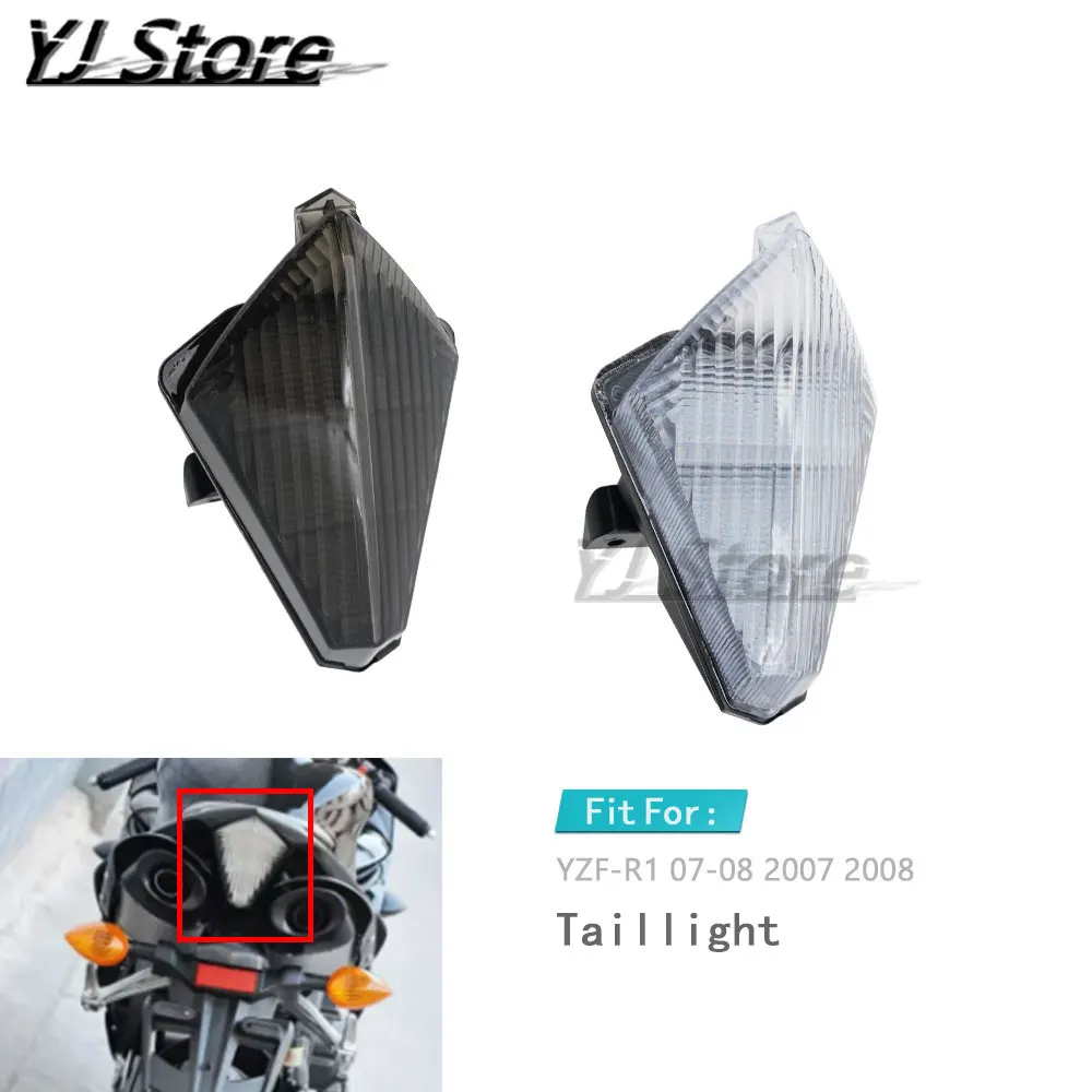 Fit For Yamaha YZF R1 2007 2008 Motorcycle Accessories Rear Tail Light Brake Turn Signals Integrated LED Light