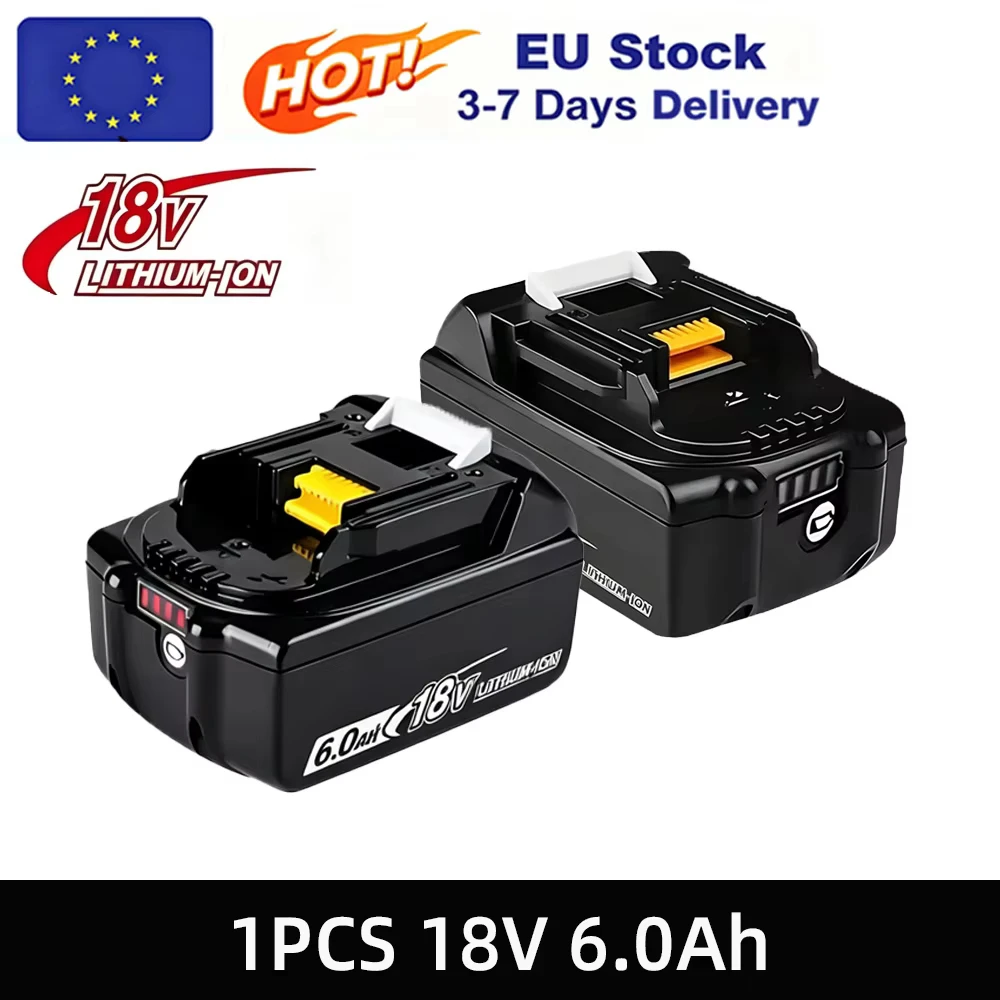 Original für Makita 18Ah für Makita 18V Akku BL1830B BL1850B BL1850 BL1840 BL1860 BL1815 Ersatz-Lithium-Akku
