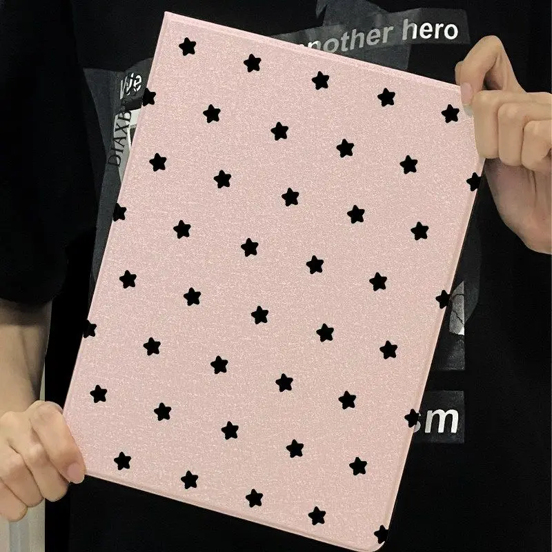 

Simple And Premium Pink Star For iPad 11th A16 10 9 8 7 6 5 th Pro 13 11 M5 M4 M3 M2 Air 3 2 1 Mini 7 6 5 4 Fashion Cover