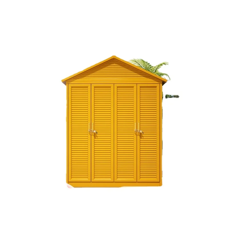 

Aluminum alloy tool room outdoor garden high-capacity agricultural tool storage cabinet courtyard balcony miscellaneous