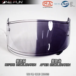 Neotec 2 CNS-3 Full Face Helmet Visor Lens Case for Shoei Neotec II Photochromic Anti Fog Black Silver Rainbow Red Visor