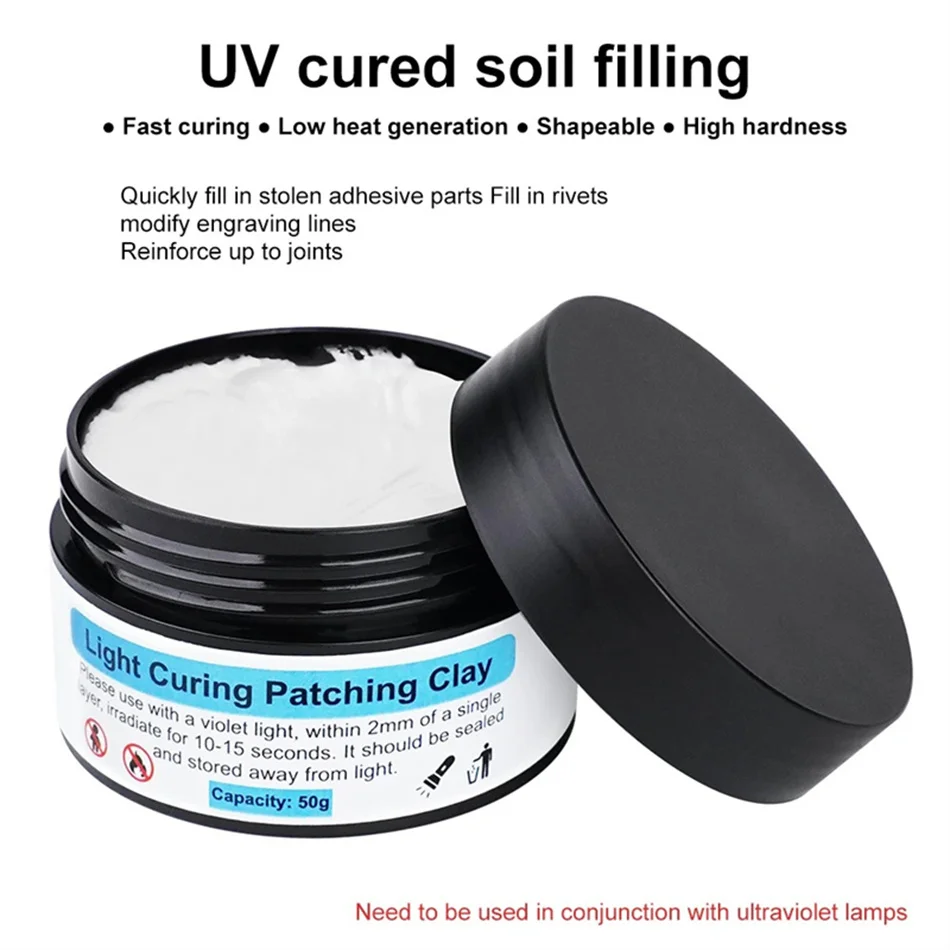 3D-Drucker UV-härtender Füllkitt für Modellreparaturen – UV-Licht aushärtender Füllstoff für 3D-Druckmodelle – Detail 4