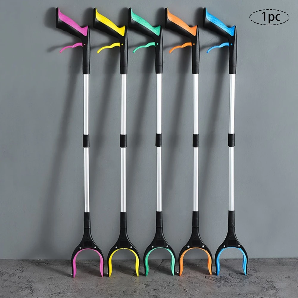 Pinças Reutilizáveis de Caranguejo Pesado, Vara De Grabber Em Casa, Pegar Ferramentas, Limpeza Exterior, Jardas, Mar, Clipe De Lixo Dobrável, Doméstico, 33"