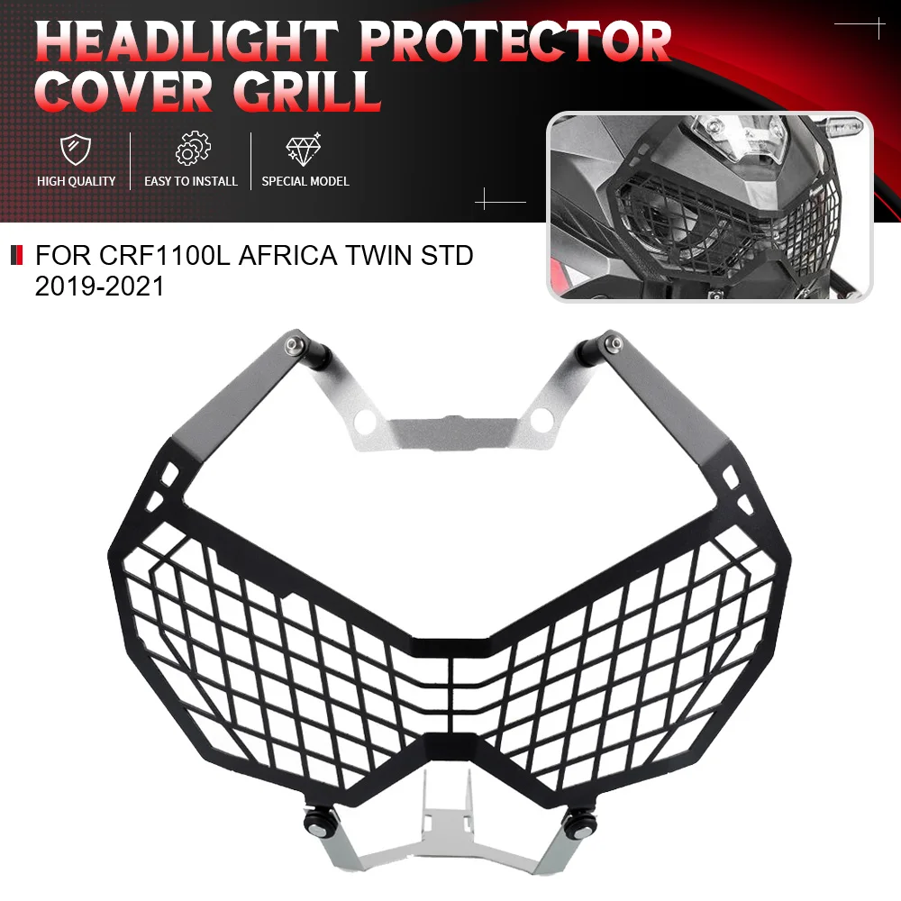 

For HONDA CRF1100L AFRICA TWIN STD 2019-2021 Motorcycle Accessories Headlight Protection Headlight Film Guard Front Lamp Cover