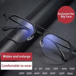 Luxury Brand Square Black Frame Myopia Glasses Anti-blue Light Women Men Near Sight Eyeglasses Unisex Goggles Diopters -0 To -6
