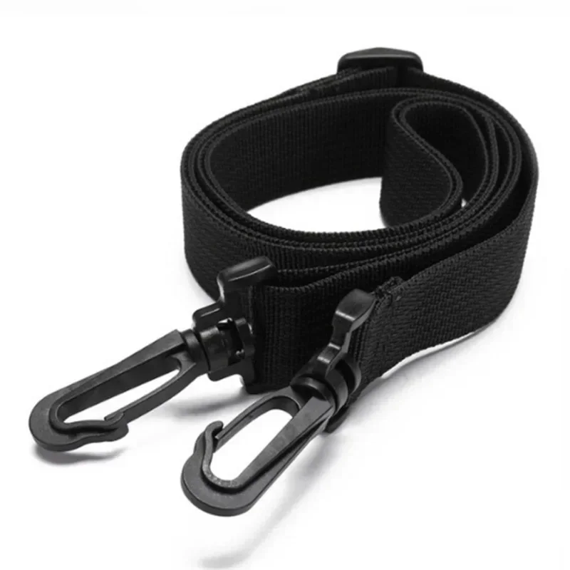 2.5cm Wide Computer Bag Strap Nylon for Men Handbag Briefcase Crossbody Bag Shoulder Belts Adjustable Long Bands Black