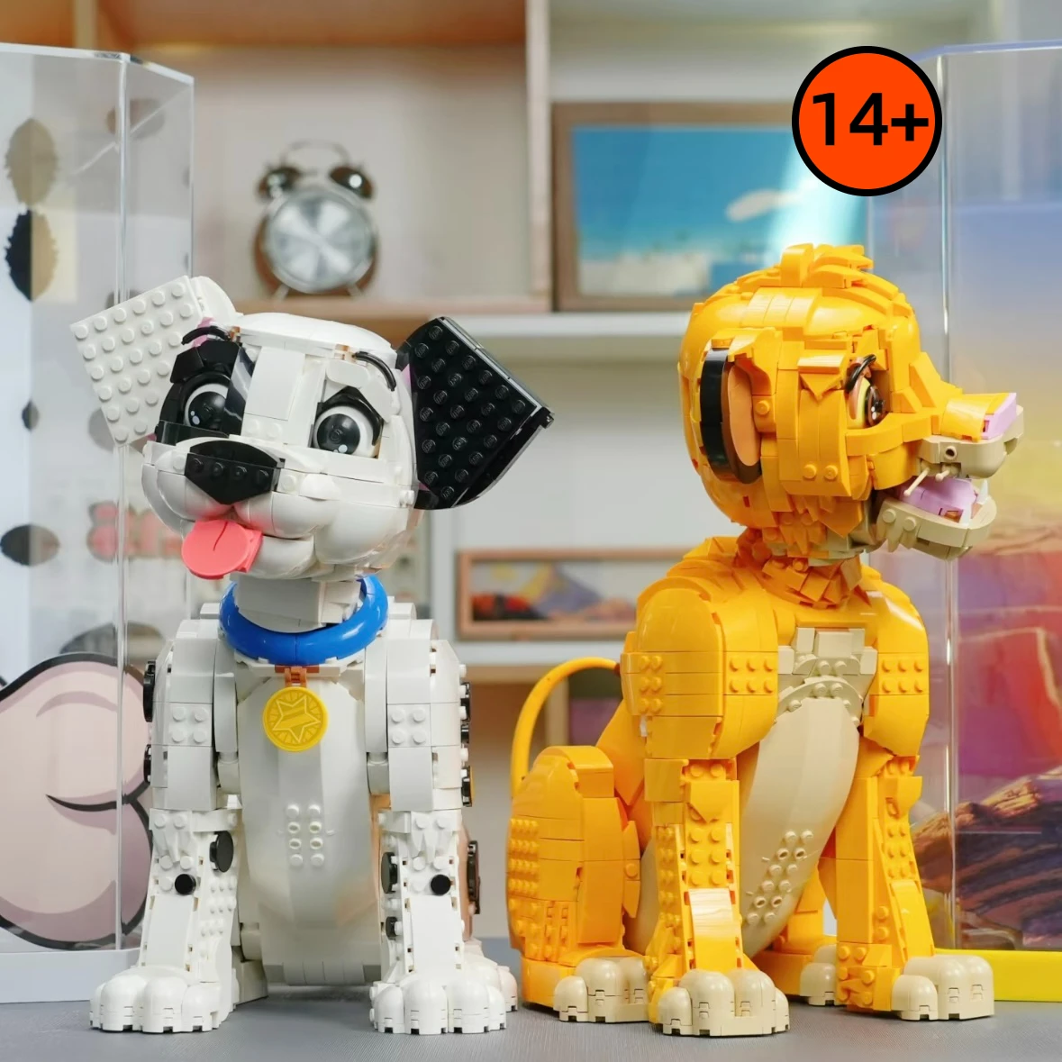 

MINISO DINISEY Animal 43269 43247 21349 Set 101 Dog Cat Lion Building Blocks Bricks Toy Cute Pets Christmas Birthday Gifts