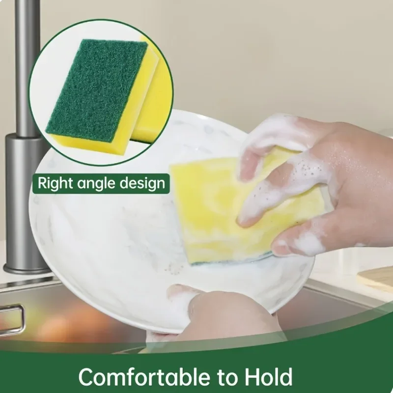 8/50 set multi-function dishwashing sponge cleaning cloth dishwashing cloth high absorbent kitchen cleaning bowl brush