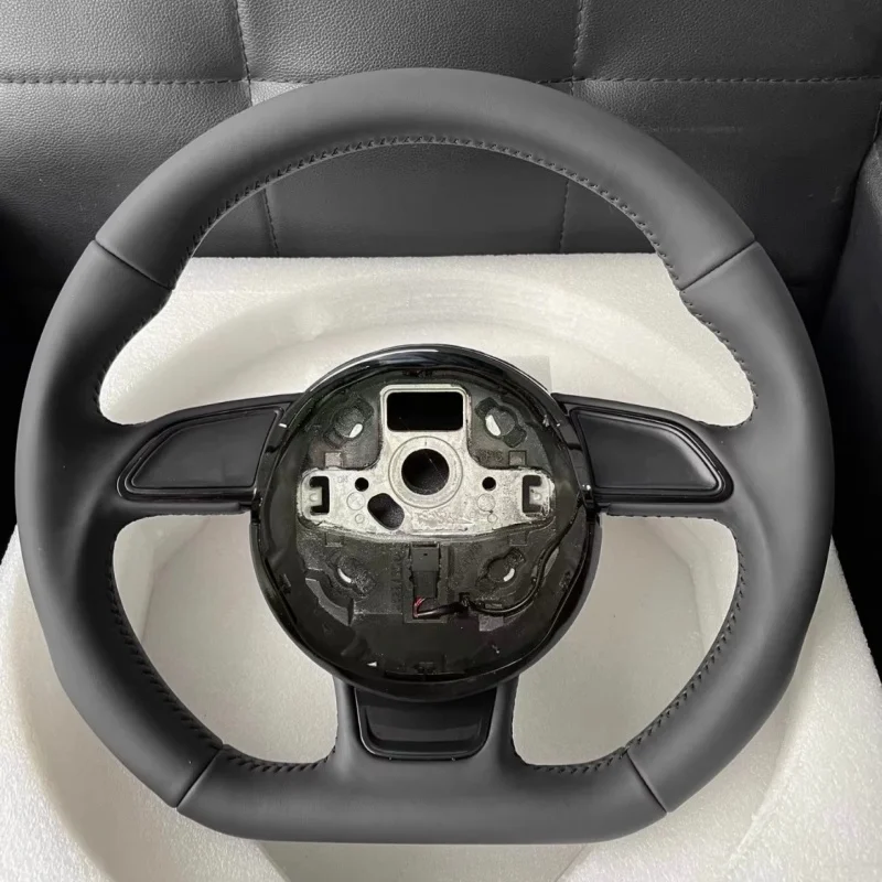 

Leather Car Steering Wheel for Audi R8 B8 B9 A3 8V A4 A5 A6 C6 S3 S4 S5 S6 A7 S7 RS3 RS4 RS5 RS6 RS7 Q3 Q5 Q7 RS6 R8 TTRS