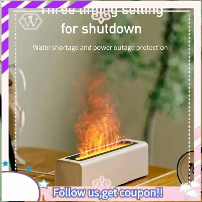 

Premium 2PCS USB Flame Diffuser Air Humidifier Set Kit Ultrasonic Cool Mist Maker Aromatherapy Essential Oil Lamp Difusor