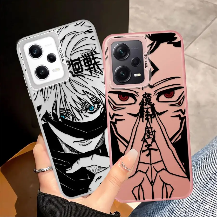 حافظة J-ujutsus K-aisens لهاتف Xiaomi Redmi Note 10s 10 Lite 9s 12s 14 Pro Plus 11s 13 12 11 غطاء خلفي للهاتف