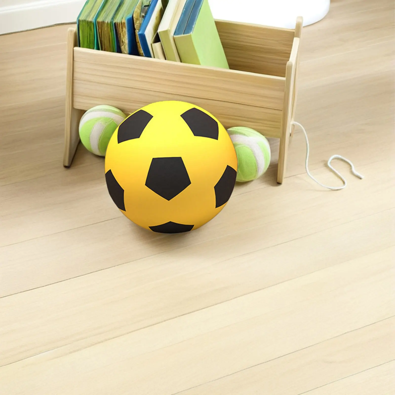 

Mute Soccer Ball for Indoor Use Soft Quiet Football for Play Develops Hand Eye Coordination Family Bonding