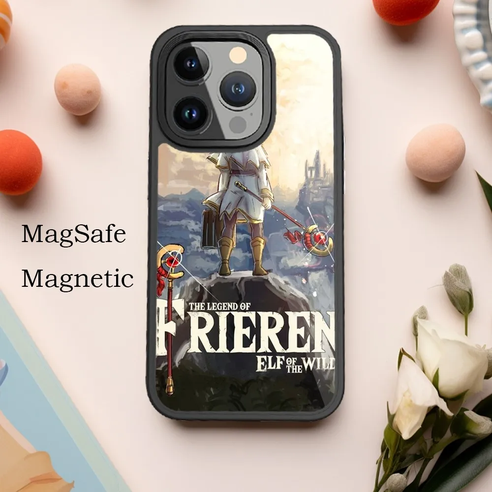 Bilibili Frieren at the Funeral Phone Case For iPhone 15 14 13 12 11 Pro Max Plus Magnetic for Macsafe Cases Cover