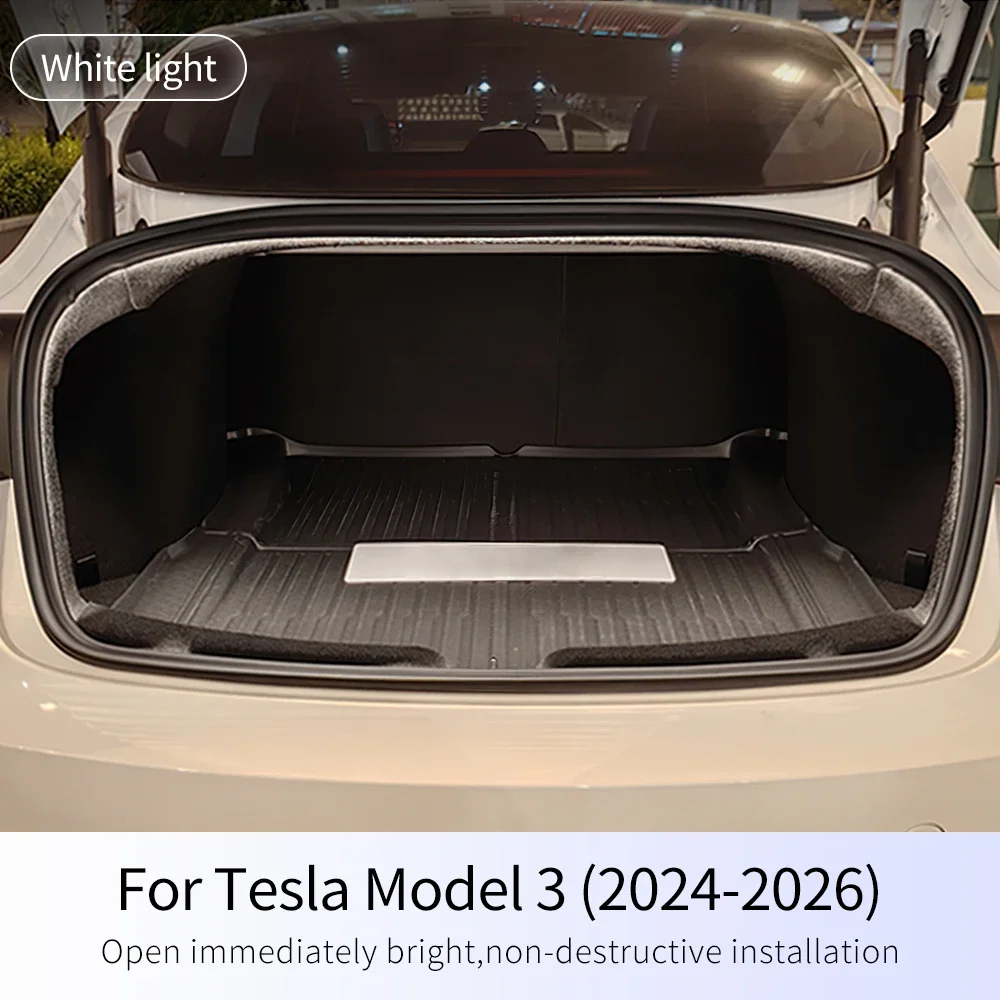 For Tesla Model Y Juniper 2025-2020 Model 3 2018-2023 Highland 2024-UP Dynamic Flowing Rear Trunk Light LED Strip Accessories