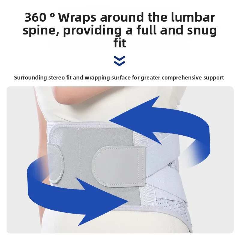Medical Lumbar Support Belt - Breathable Lightweight Waist Brace for Men & Women, Relief for Lumbar Disc Strain, Summer-Ready