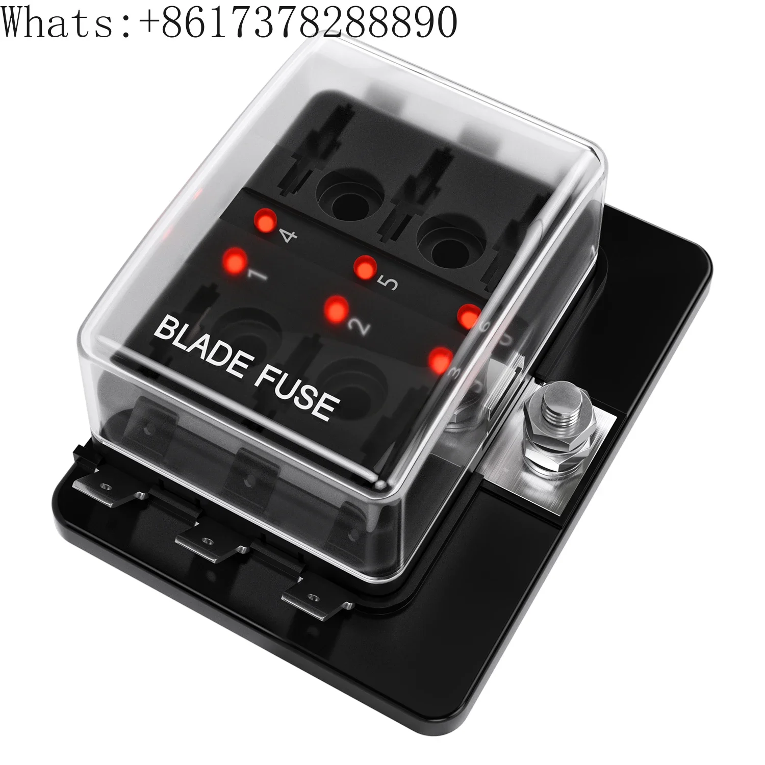 

Car fuse box 6/10-way medium insert fuse seat with indicator light Circuit insurance for modified yacht for car.