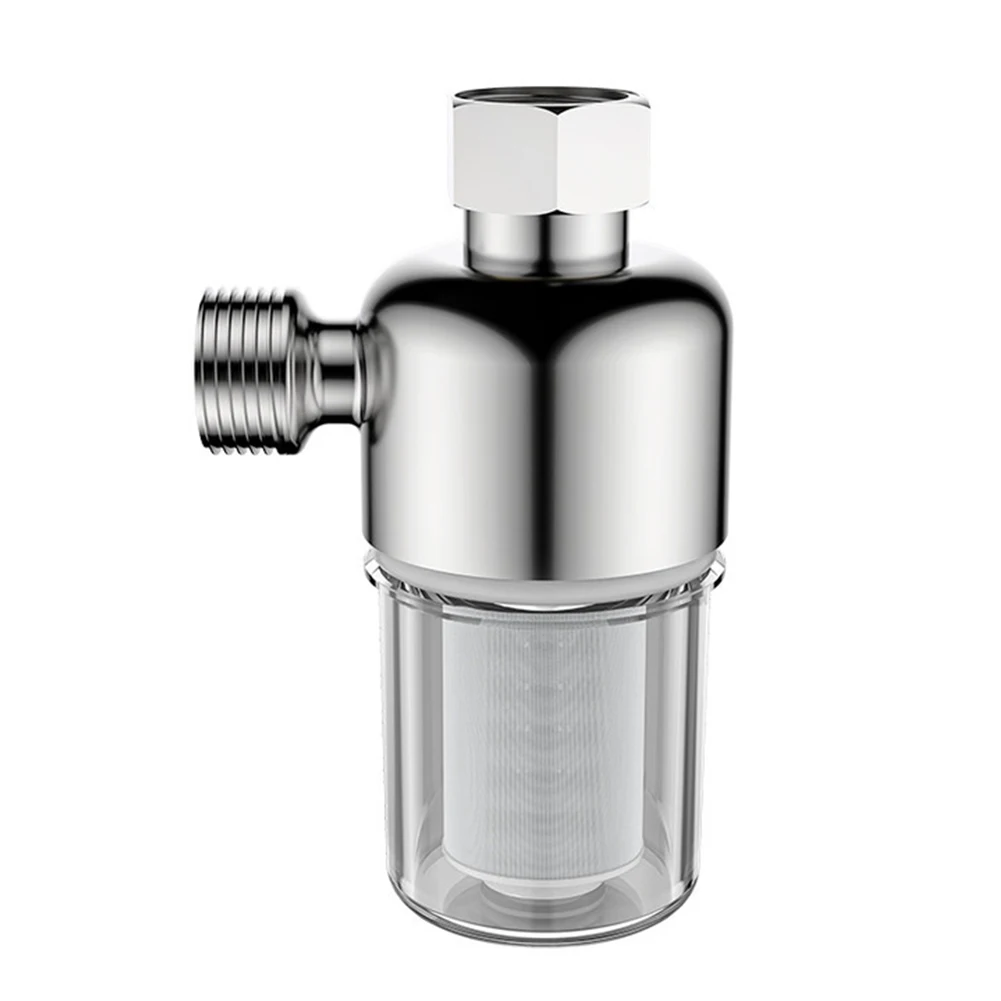 Antiscaling Faucet Filters  Stainless Steel Water Clean Filtering  Compact Size  Provides Clean and Health Water