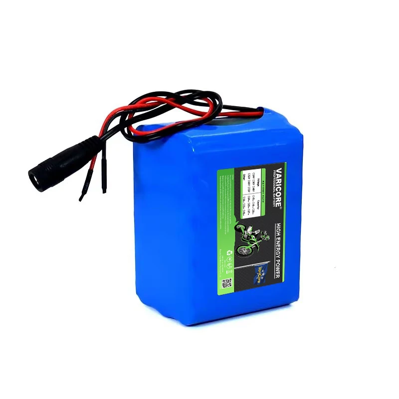 LiitoKala 12 V 10 Ah 18650 Li-Ionen-Akku 10000 mAh mit BMS für Monitor-Notbeleuchtung unterbrechungsfreie Stromversorgung + 12,6 V Ladegerät