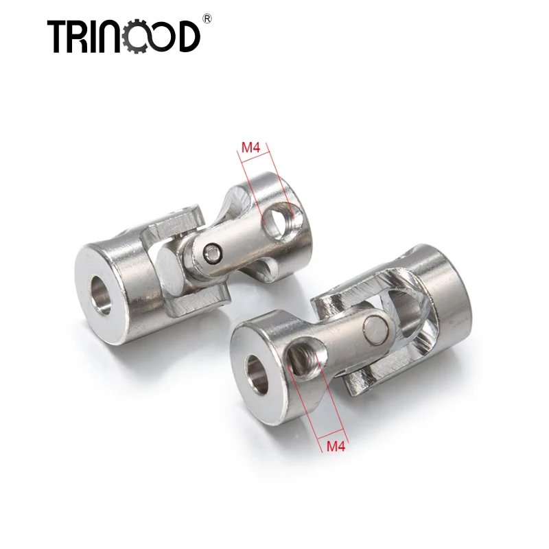 TRINOOD 5mm*4mm  Rc Boat Car Metal Cardan Joint Gimbal Couplings Shaft Motor Connector for RC Car Boat