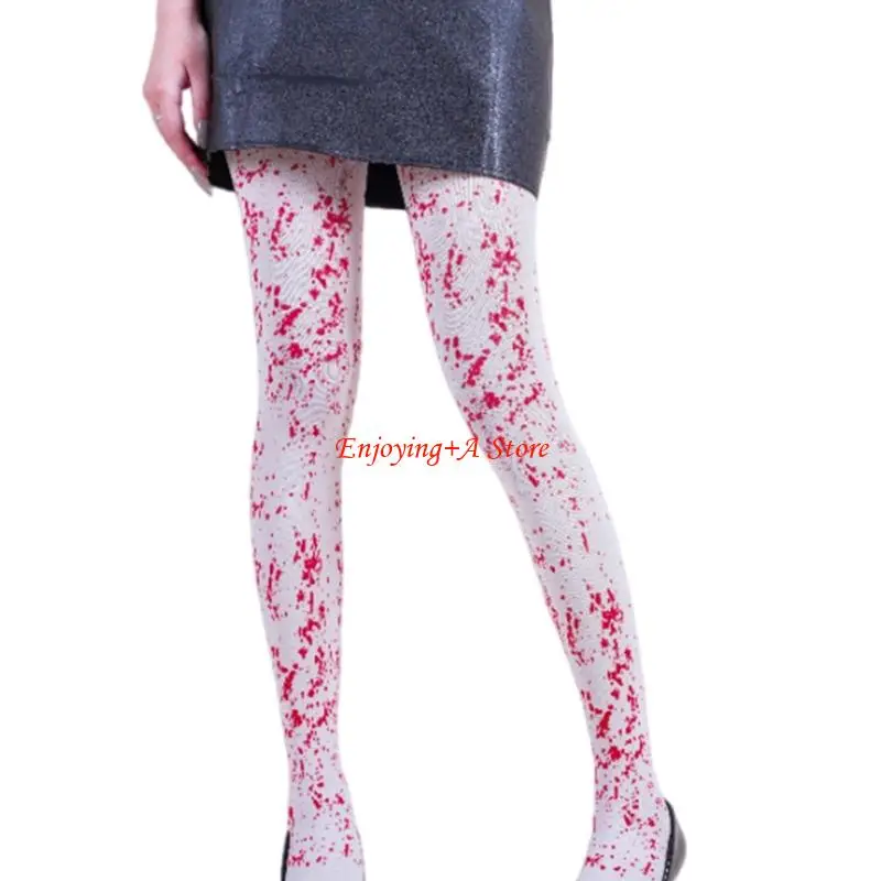 

PXPB Стильные хэллоуин на тематических колготках дышащие полиэфирные чулки идеально подходят для косплея