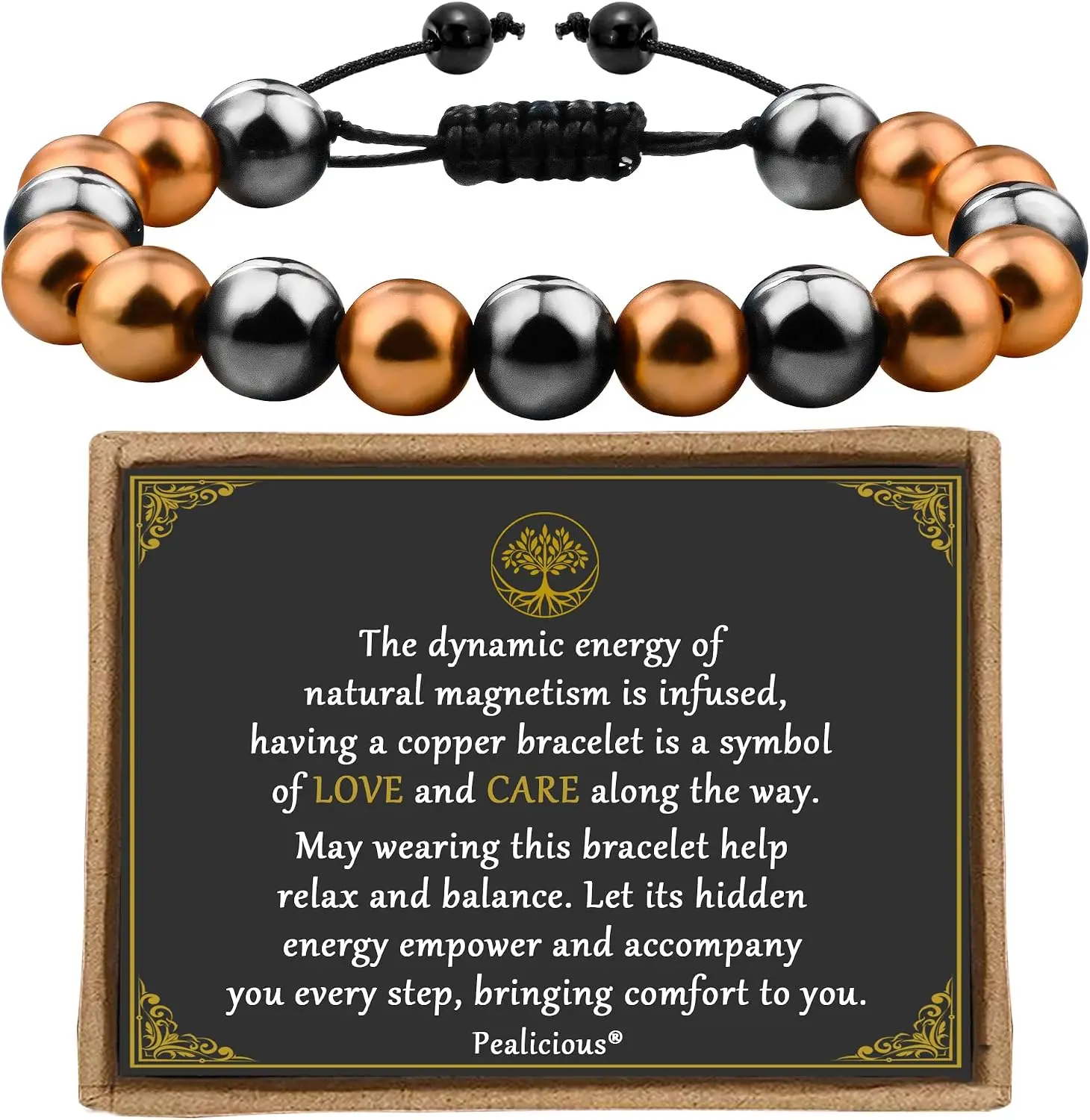 Reines Kupferarmband für Frauen und Männer, magnetisches Kupferarmband, Schmuck, Rakhi für Schwestern, ältere Mütter, natürliche Energieausgleichskraft